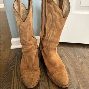 Vintage Frye Tan Cowboy Boots